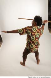 Garson AFRICAN THROWING POSE 